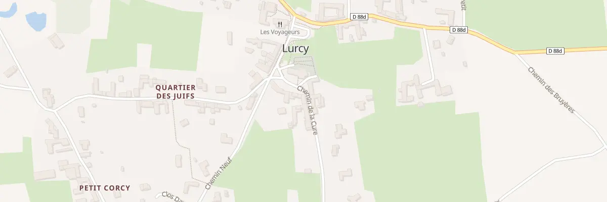 Plan du 5040 Au Bourg à Lurcy