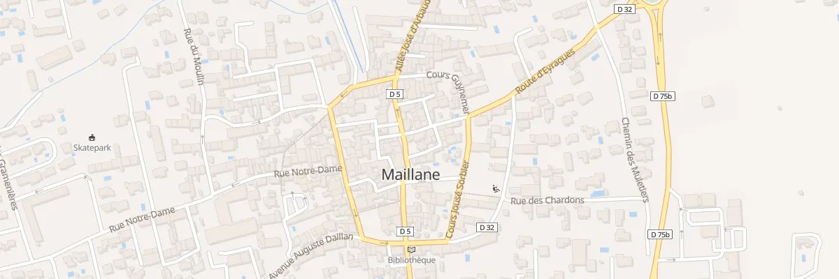 Plan du 4 Rue du Géant à Maillane