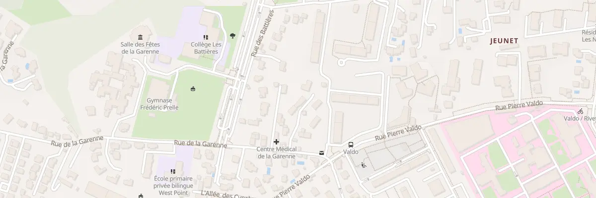Plan du 8 Rue de la Garenne à Lyon 5e Arrondissement