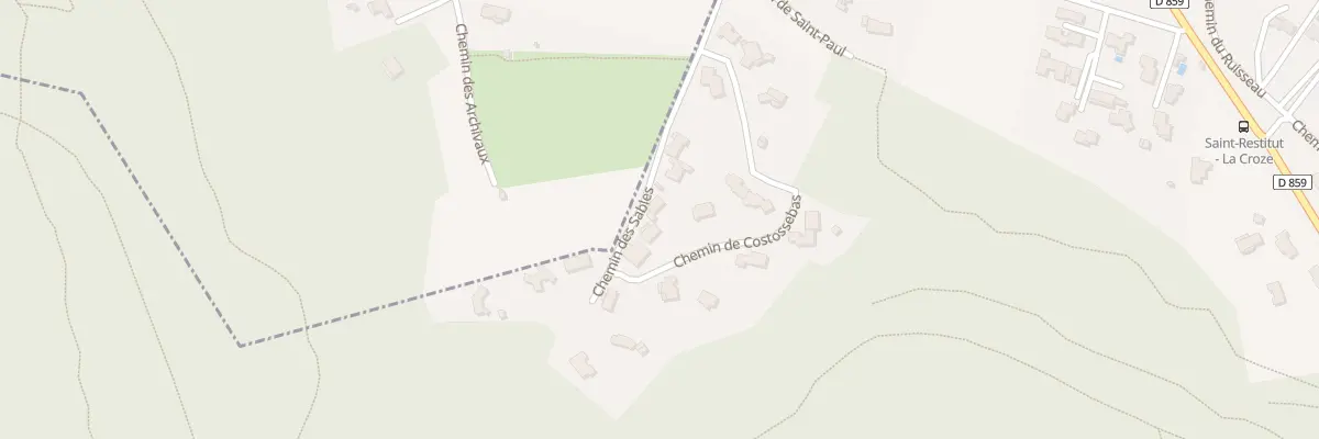 Plan du 6 Costossebas à Saint-Restitut