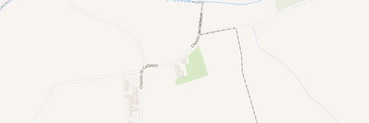 Plan du 952 Che du Cailleton à Lurcy