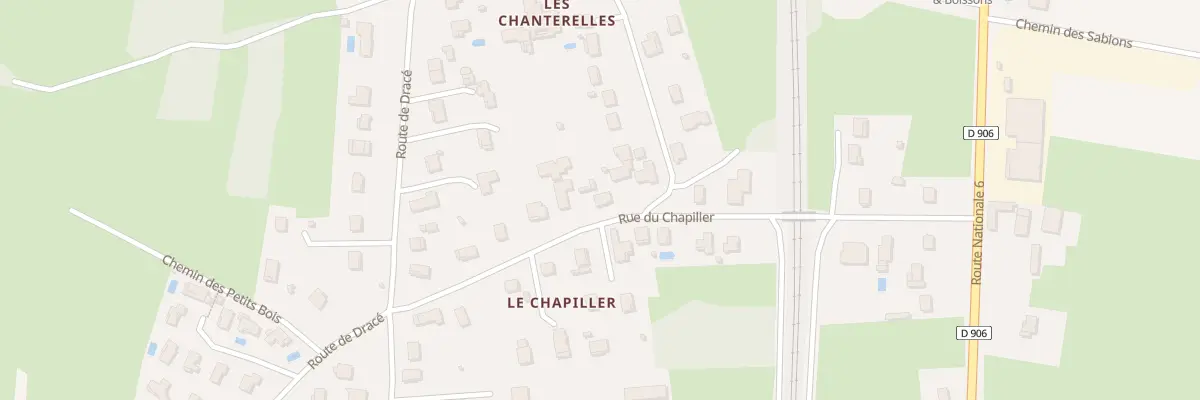 Plan du 290 Rue du Chapiller à Crêches-sur-Saône