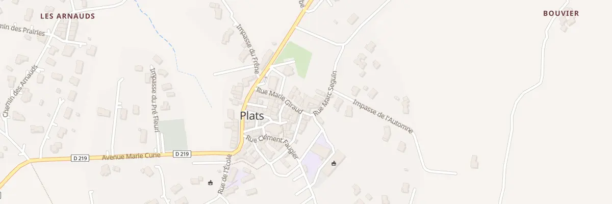 Plan du 85 Rue Marie Giraud à Plats