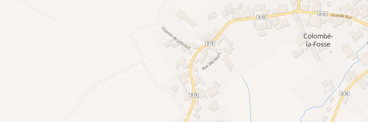 Plan du 17 Rue Grande Rue à Colombé-la-Fosse