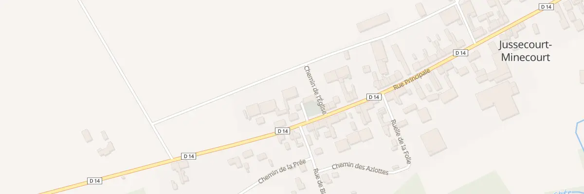 Plan du 96 Rue Principale à Jussecourt-Minecourt