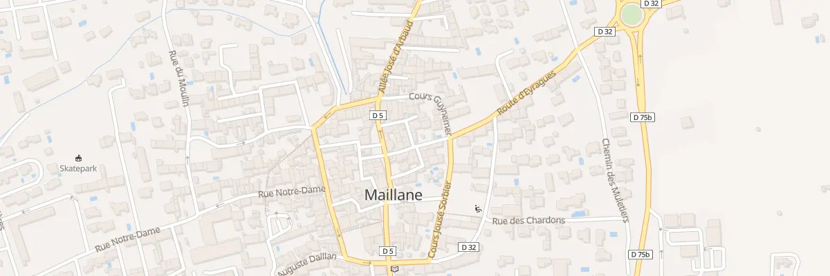 Plan du 7 Rue du Géant à Maillane