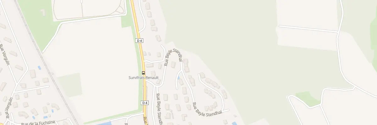 Plan du 3 Rue Beyle Stendhal à Saint-Maurice-l’Exil