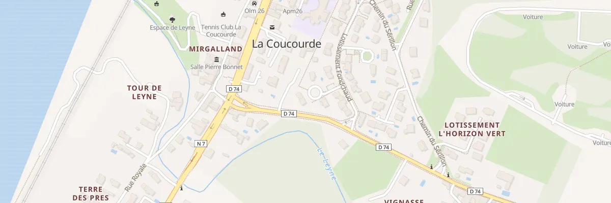 Plan du 12 Lot Fond Chaud à La Coucourde
