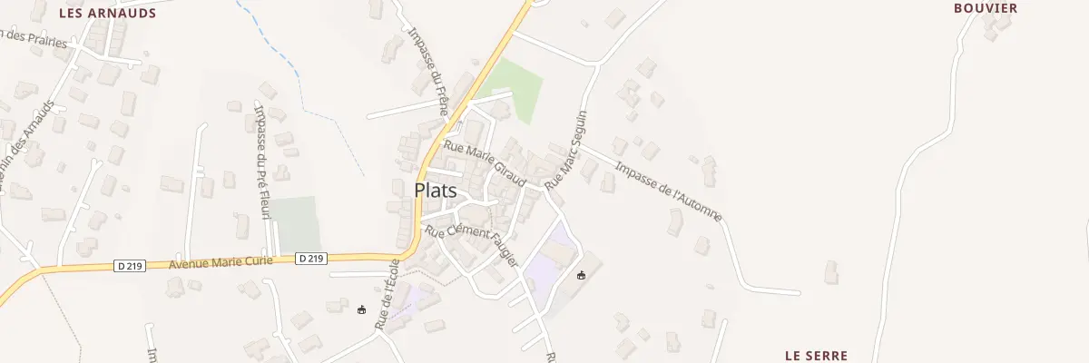 Plan du 97 Rue Marie Giraud à Plats