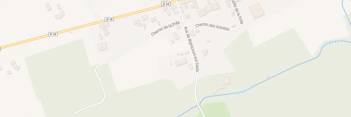 Plan du 10 Rue de Bignicourt sur Saulx à Jussecourt-Minecourt