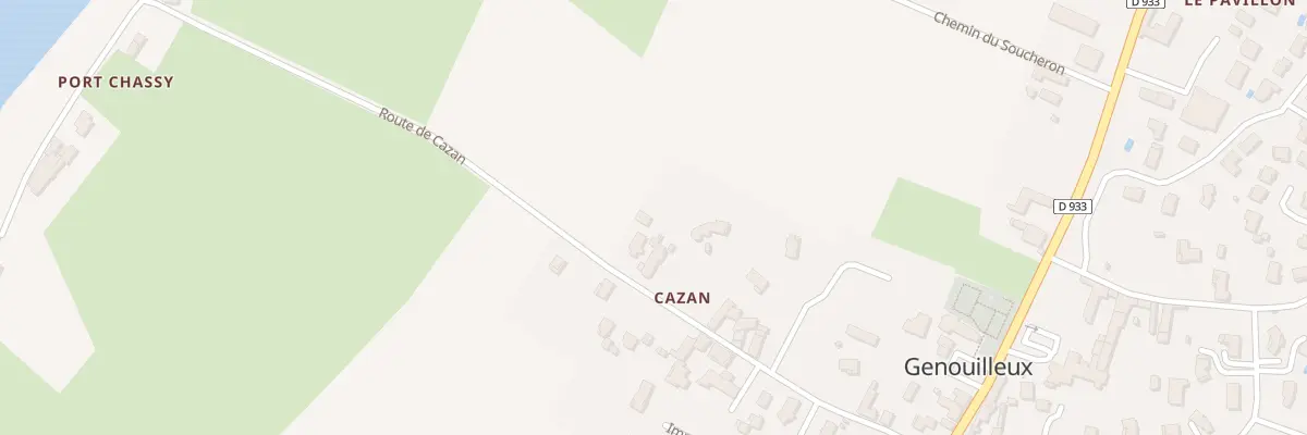 Plan du 278A Rte de Cazan à Genouilleux