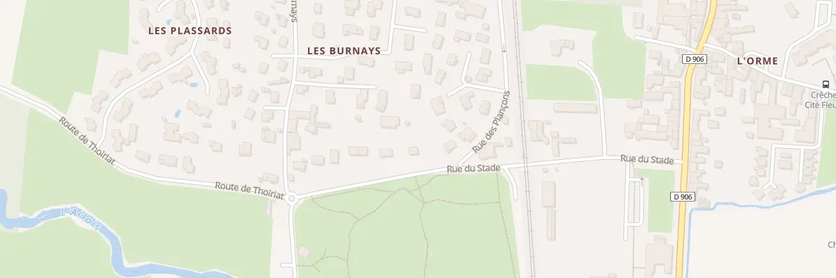 Plan du 318 Rue du Stade à Crêches-sur-Saône