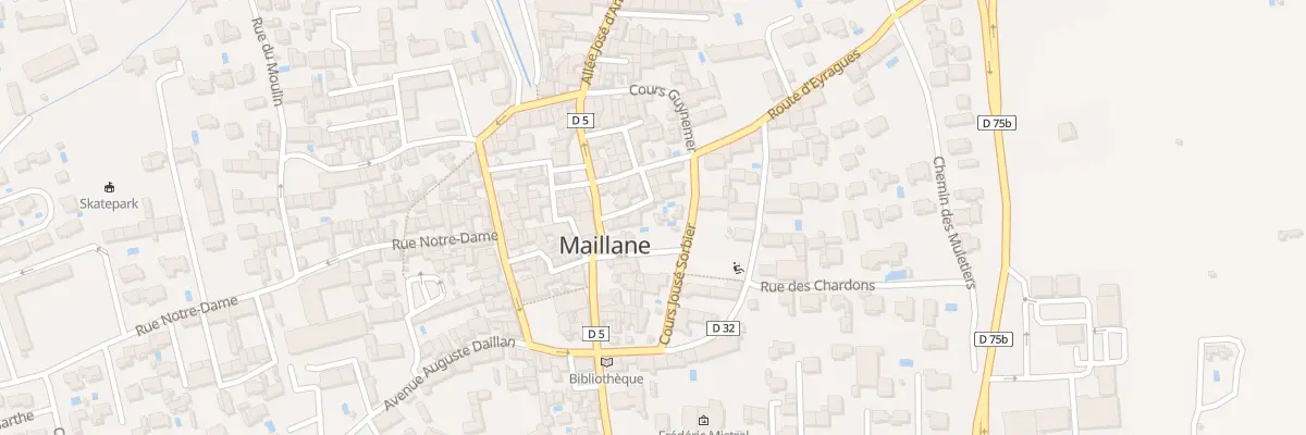 Plan du 4 Rue Denis Poullinet à Maillane