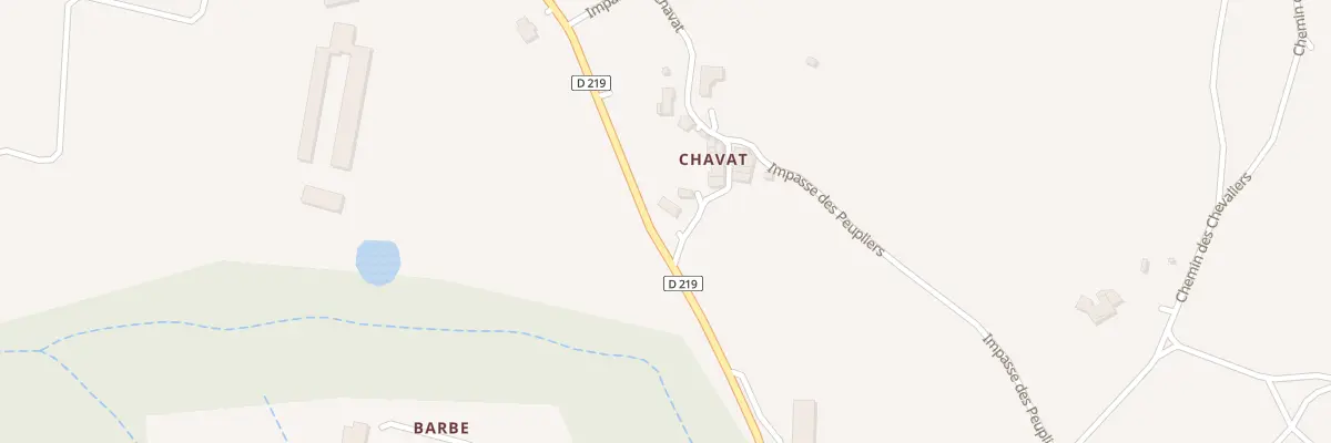 Plan du 5334 Chavat à Plats