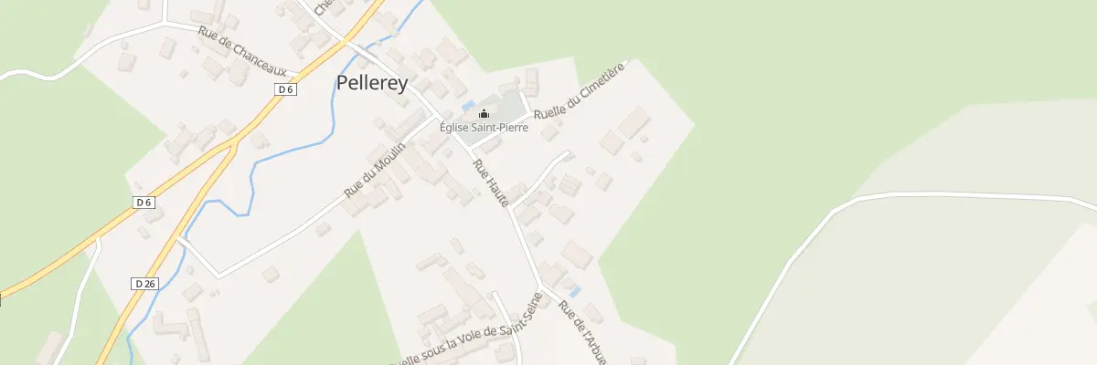 Plan du 9006 Rue La Chapelle des Gaillards à Pellerey