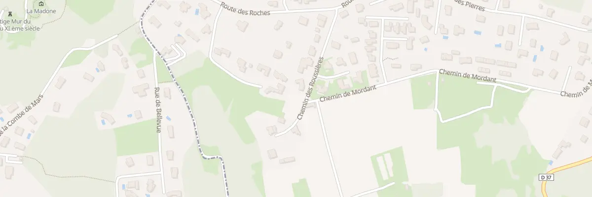 Plan du 174 Che des Roussières à Saint-Prim