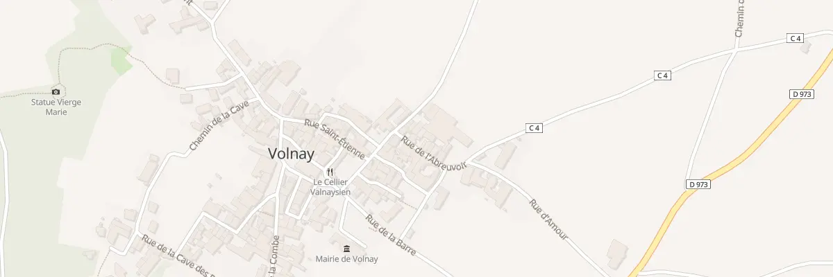 Plan du 5 Rue de l’Abreuvoir à Volnay