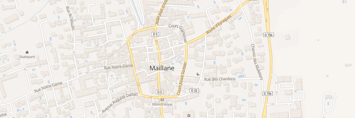 Plan du 1 Crs Jousé Sorbier à Maillane