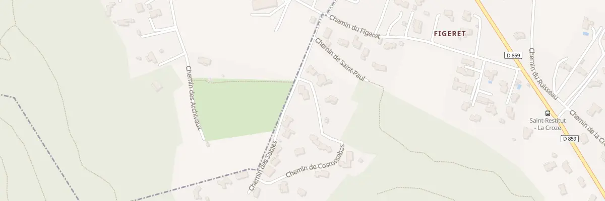 Plan du 5558 Costossebas à Saint-Restitut