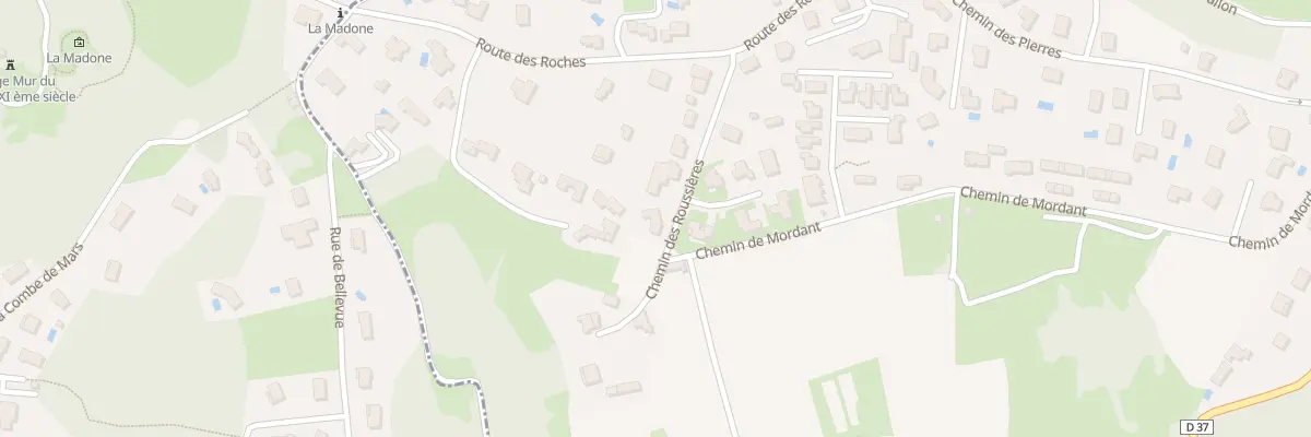 Plan du 140 Che des Roussières à Saint-Prim