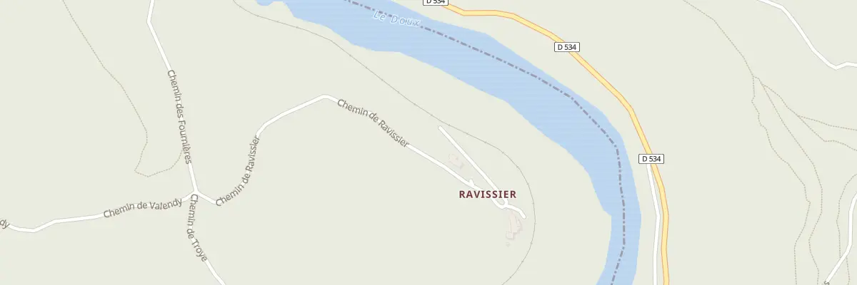 Plan du 465 Che de Ravissier à Saint-Jean-de-Muzols