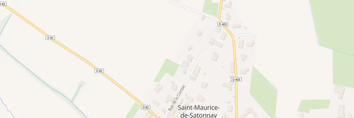 Plan du 5529 La Combe à Saint-Maurice-de-Satonnay