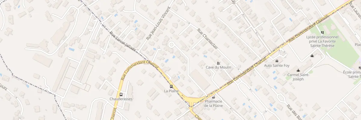 Plan du 174B Rue Commandant Charcot à Lyon 5e Arrondissement