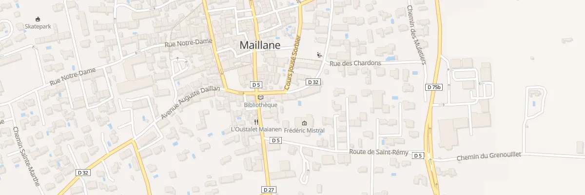 Plan du 1 Rue Pierre Damian à Maillane