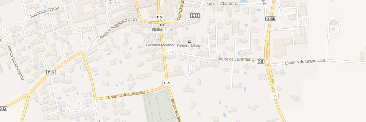 Plan du 5187 Rte de Saint-Rémy à Maillane