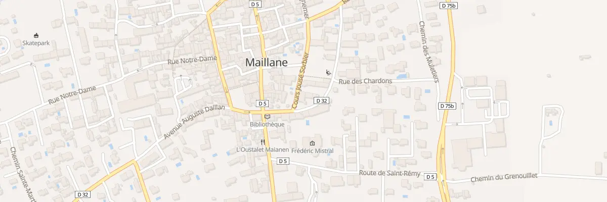 Plan du 8 Crs Jousé Sorbier à Maillane