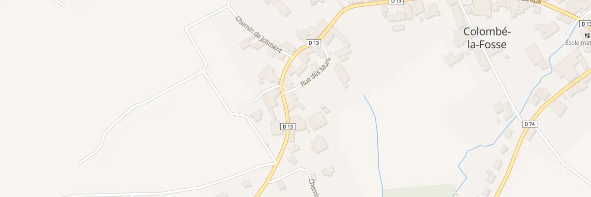Plan du 18 Rue Grande Rue à Colombé-la-Fosse
