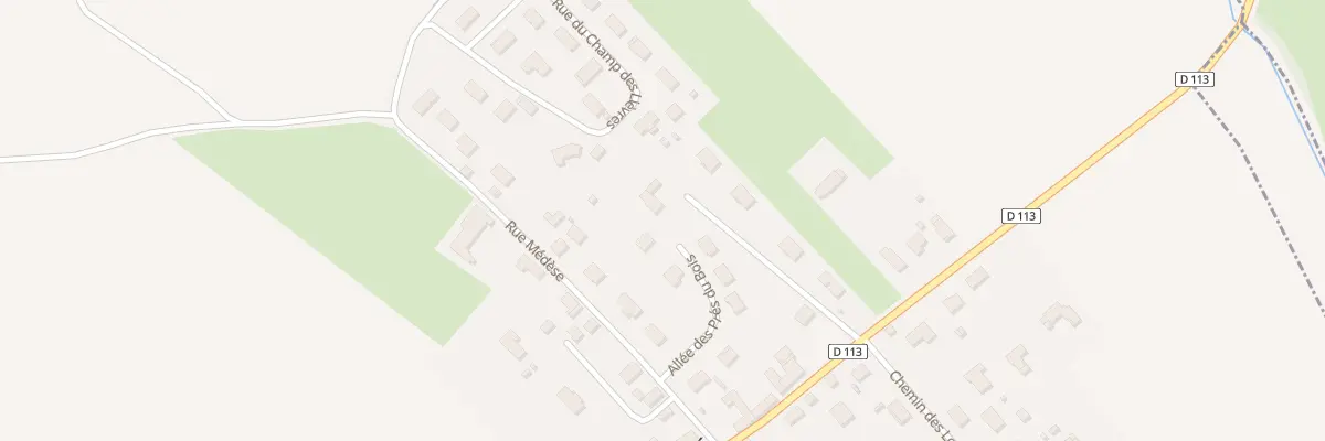 Plan du 5 All des Prés du Bois à Ébaty