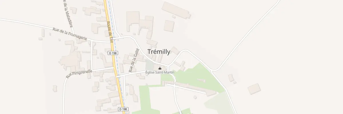 Plan du 5 Rue du Chateau à Trémilly