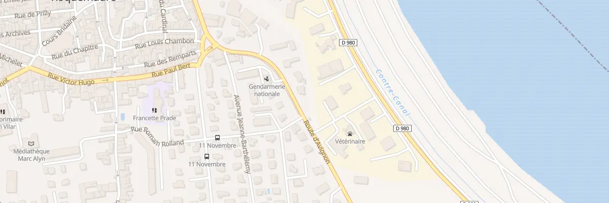 Plan du 9002 Rte d’Avignon à Roquemaure