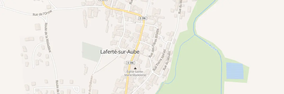 Plan du 46 Rue Pierre Champagne à Laferté-sur-Aube