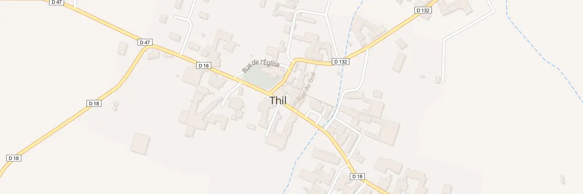 Plan du 10 Gr Grande Rue à Thil