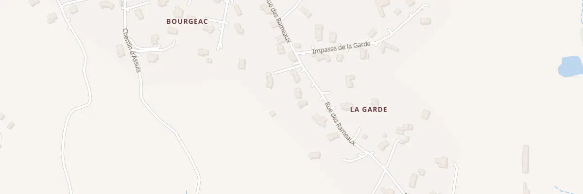 Plan du 380 Rue des Rameaux à Talencieux