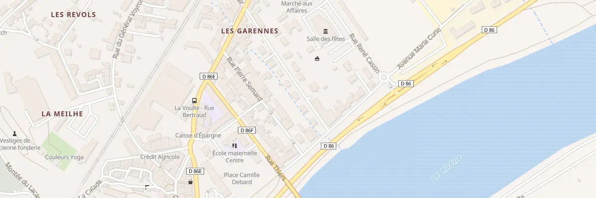 Plan du 18 Rue Pierre de Coubertin à La Voulte-sur-Rhône