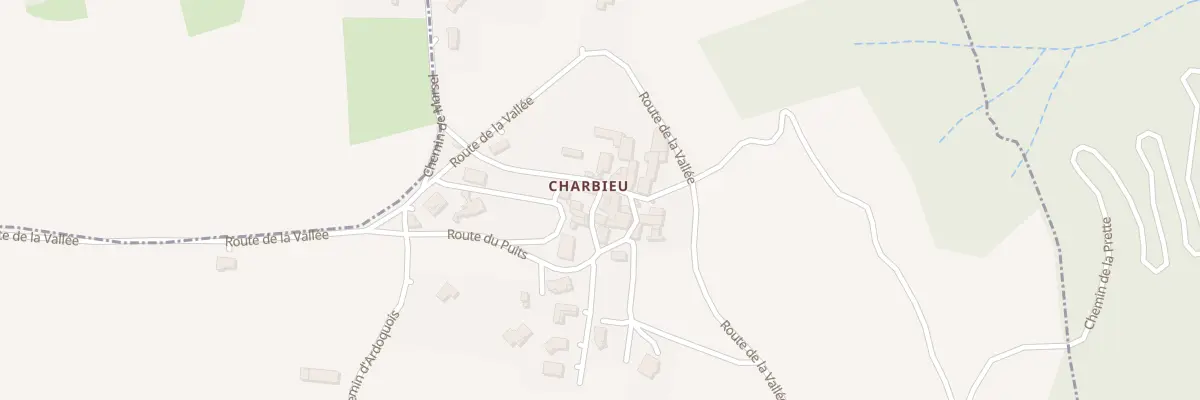 Plan du 5047 Charbieux à Bogy