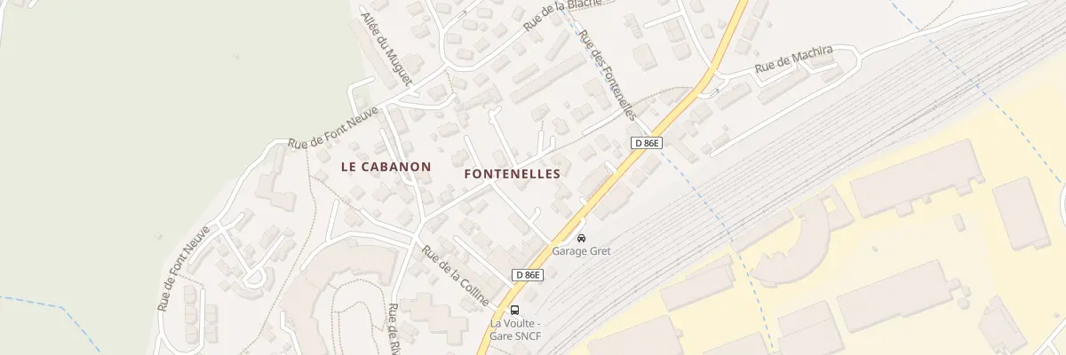 Plan du 4 Rue des Fontaines à La Voulte-sur-Rhône