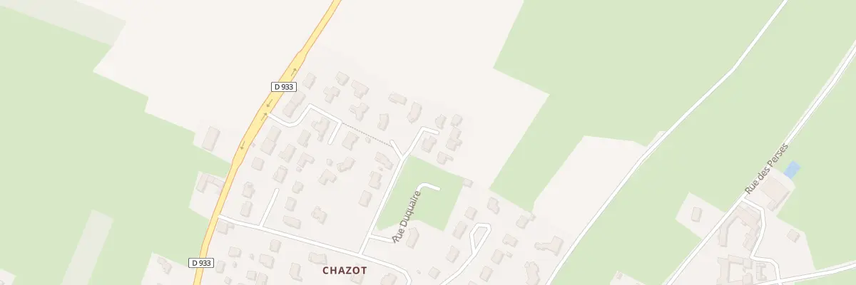 Plan du 5557 En Chazos à Guéreins