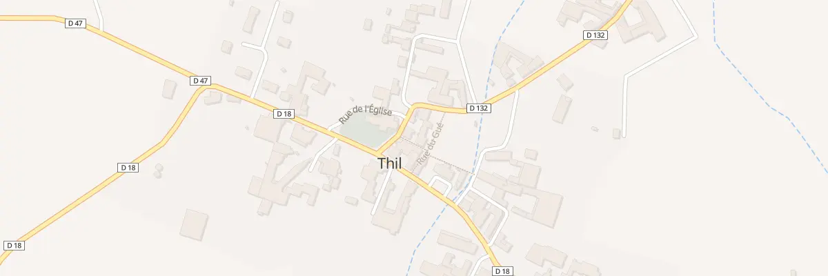 Plan du 1 Rue du Marechal Ferrand à Thil