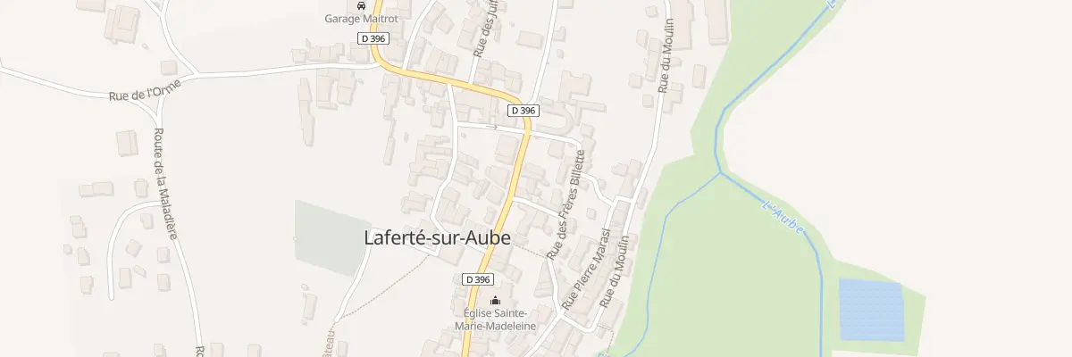 Plan du 54 Rue Pierre Champagne à Laferté-sur-Aube