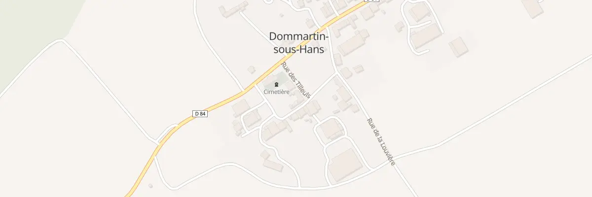 Plan du 5024 Le Village à Dommartin-sous-Hans