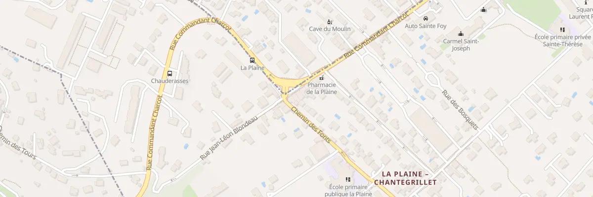 Plan du 133 Rue Commandant Charcot à Sainte-Foy-lès-Lyon