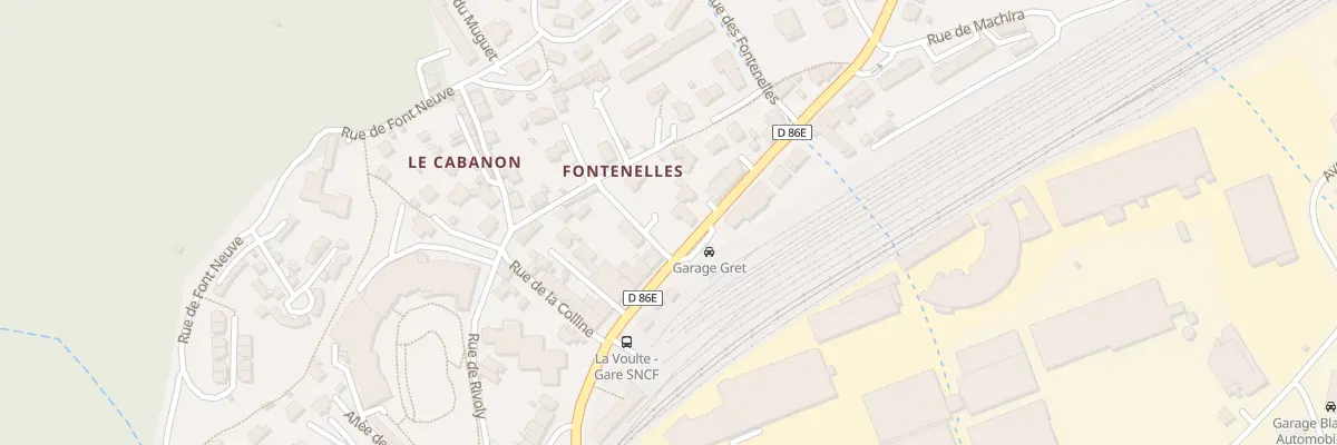 Plan du 2 Rue des Fontaines à La Voulte-sur-Rhône