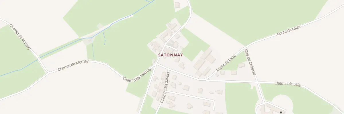Plan du 11 Rte de Laize à Saint-Maurice-de-Satonnay