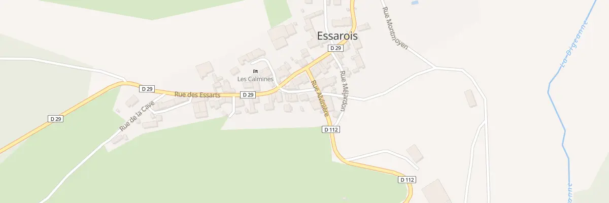 Plan du 4 Rue du Lavoir à Essarois