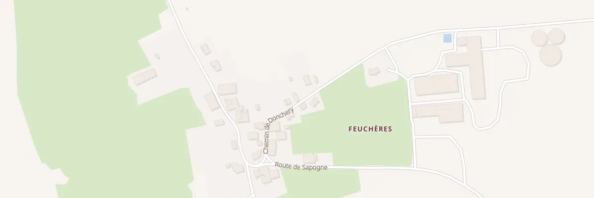 Plan du 7 Che de Donchery à Sapogne-et-Feuchères