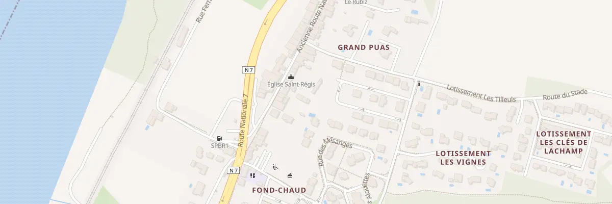 Plan du 24 Rue Ancienne Rn7 à La Coucourde